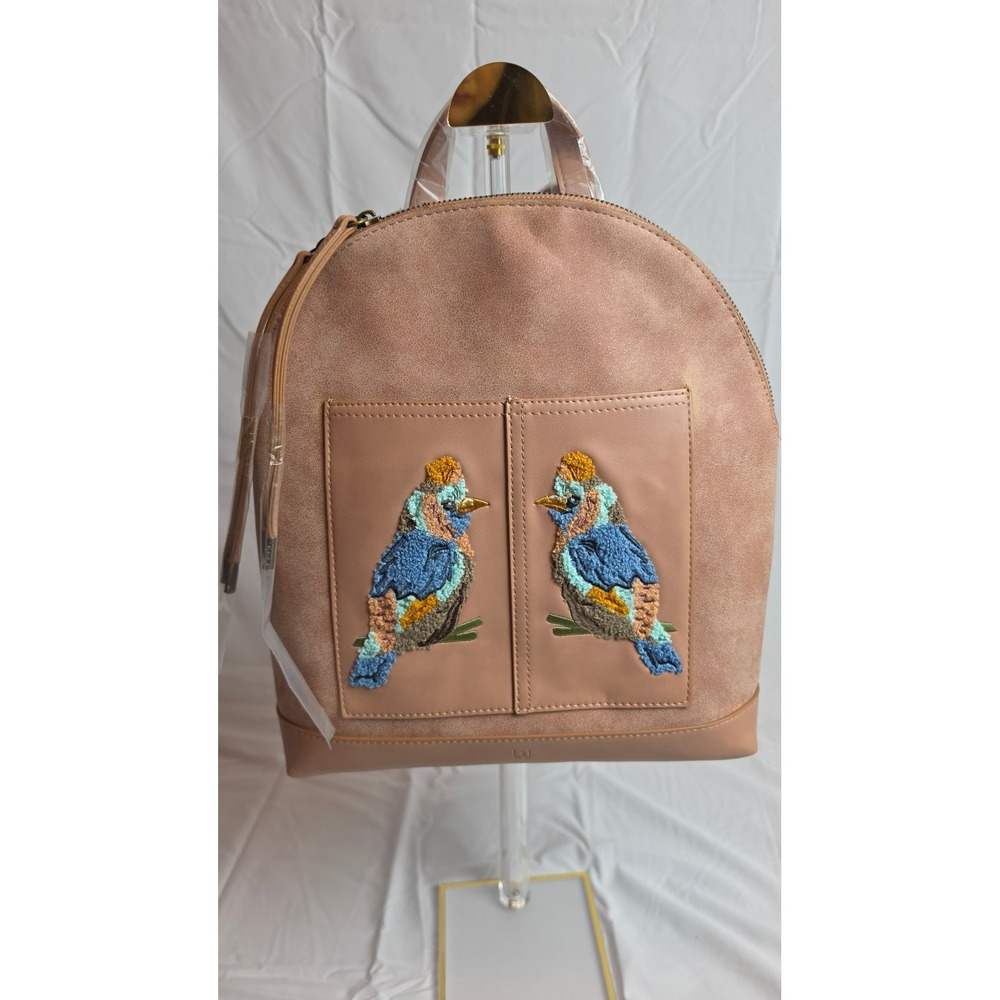 Cleobella Gypset Bird Embroidered Backpack Blush Pink Boho Cottagecore EJ181019